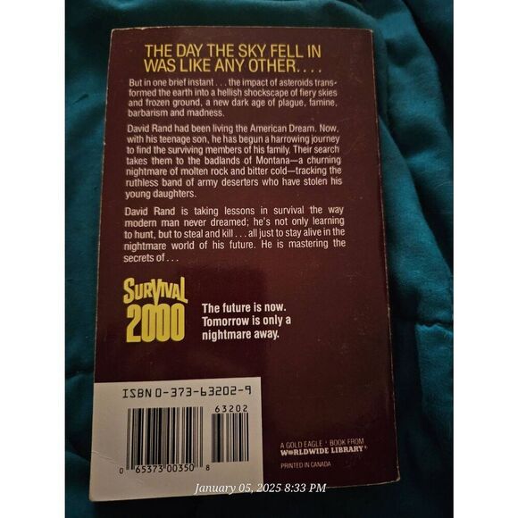 Survival 2000 renegade war by James McPhee gold eagle books isbn 0373632029 - Picture 4 of 5